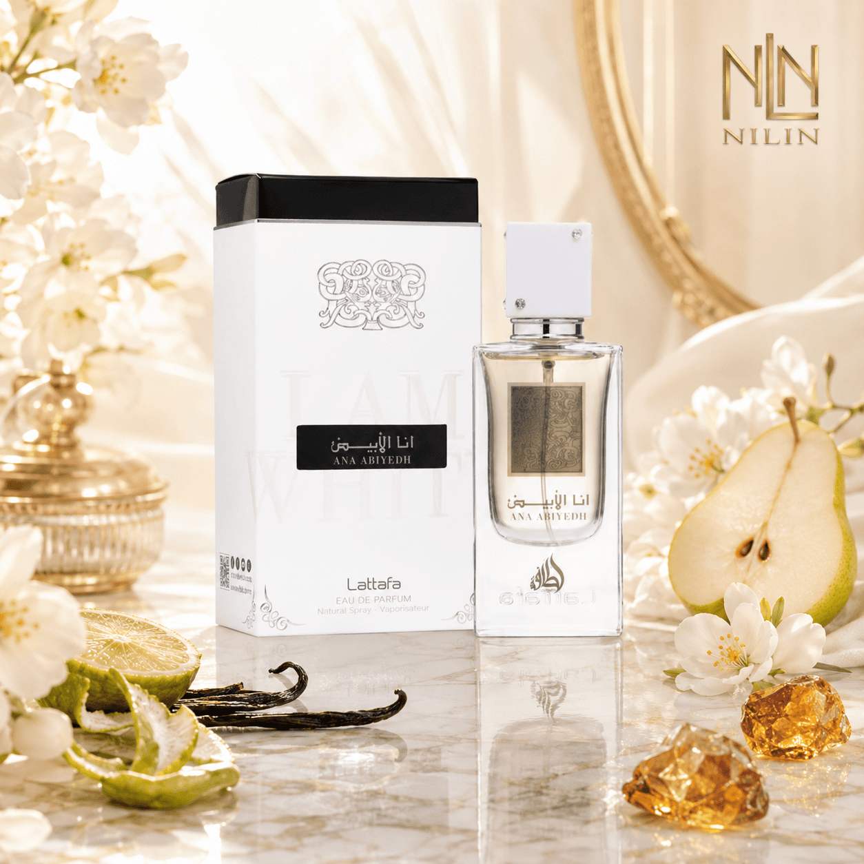 Lattafa Ana Abiyedh 60ml – Produktbild | Maison NILIN
